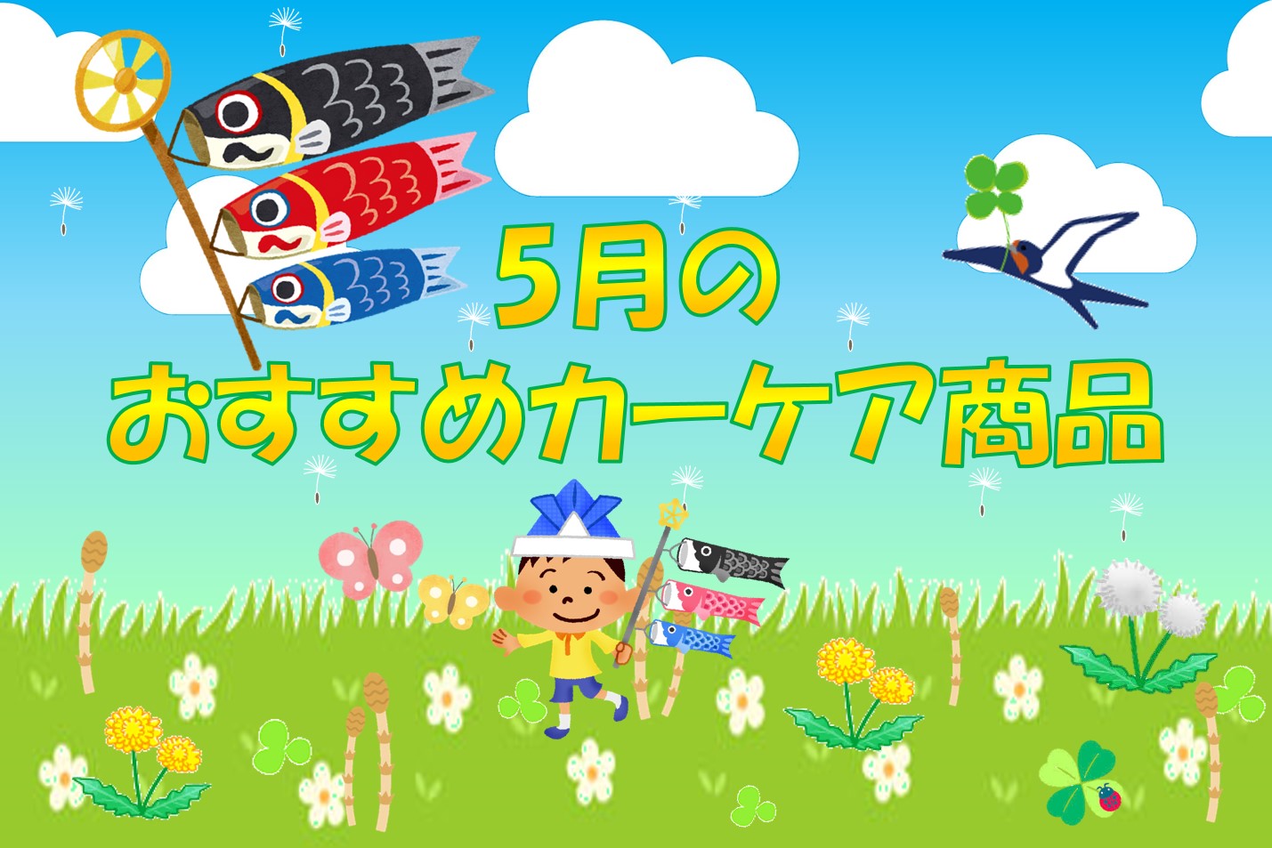 5月おすすめカーケア商品
